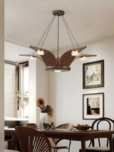 Pella Frost Wood Chandelier, detail view 7