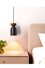 Rhea Bloom Travertine Pendant Light, detail view 9