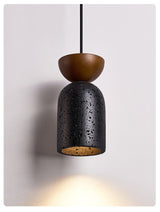 Rhea Bloom Travertine Pendant Light, detail view 11