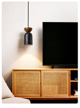 Rhea Bloom Travertine Pendant Light, detail view 12
