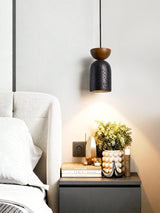 Rhea Bloom Travertine Pendant Light, detail view 14