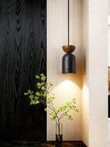 Rhea Bloom Travertine Pendant Light, detail view 15