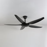 Riven Line Acrylic Ceiling Fan, detail view 3