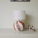 Sable Moon Fabric Table Lamp, detail view 3