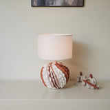 Sable Moon Fabric Table Lamp, detail view 4