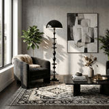 Selah Vine Iron Floor Lamp, detail view 9