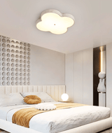 Solen Orbit Travertine Ceiling Light, detail view 3