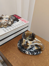 Solen Quartz Marble Decorative Object, detail view 5