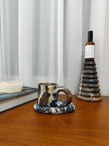 Solen Quartz Marble Decorative Object, detail view 6