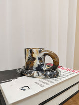Solen Quartz Marble Decorative Object, detail view 8
