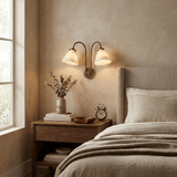 Sora Glow Alabaster Wall Light, detail view 2
