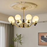 Talia Wisp Glass Chandelier, detail view 2