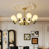 Talia Wisp Glass Chandelier, detail view 4