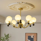 Talia Wisp Glass Chandelier, detail view 6