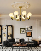 Talia Wisp Glass Chandelier, detail view 17