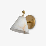 Vale Shade Alabaster Wall Light by Maison Velume