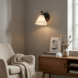 Vale Shade Alabaster Wall Light, detail view 4