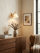 Vale Shade Alabaster Wall Light, detail view 6