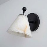 Vale Shade Alabaster Wall Light, detail view 8