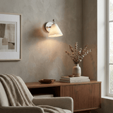 Vale Shade Alabaster Wall Light, detail view 10