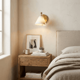Vale Shade Alabaster Wall Light, detail view 12