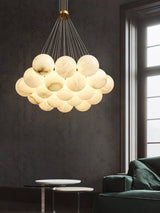 Vela Juniper Alabaster Chandelier, detail view 2
