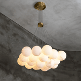 Vela Juniper Alabaster Chandelier, detail view 7