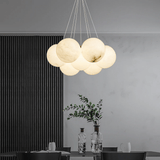 Vela Juniper Alabaster Chandelier, detail view 9