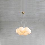 Vela Juniper Alabaster Chandelier, detail view 17
