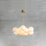 Vela Juniper Alabaster Chandelier, detail view 18