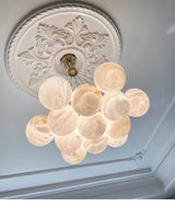 Vela Juniper Alabaster Chandelier, detail view 23