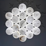 Vela Juniper Alabaster Chandelier, detail view 30