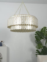Vela Winter Metal Chandelier, detail view 21