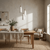 Vera Bloom Alabaster Pendant Light, detail view 5