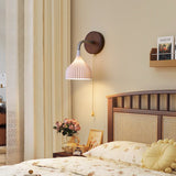 Vera Shade Wood Wall Light, detail view 2