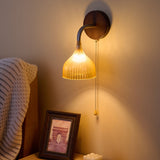 Vera Shade Wood Wall Light, detail view 6