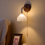 Vera Shade Wood Wall Light, detail view 7