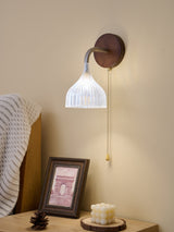 Vera Shade Wood Wall Light, detail view 15