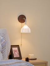 Vera Shade Wood Wall Light, detail view 18