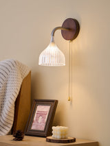 Vera Shade Wood Wall Light, detail view 20
