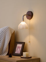 Vera Shade Wood Wall Light, detail view 50