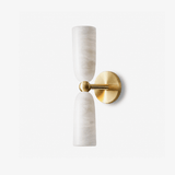 Vesper Oak Alabaster Wall Light by Maison Velume