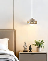 Zella Linden Travertine Pendant Light, detail view 3