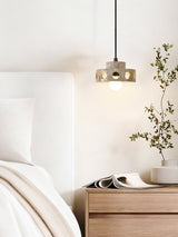 Zella Linden Travertine Pendant Light, detail view 4