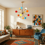 Zella Meadow Glass Chandelier, detail view 3