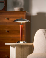 Arden Iris Metal Table Lamp, detail view 3