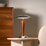Arden Iris Metal Table Lamp, detail view 2