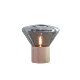 Thea Oak Glass Table Lamp, detail view 18