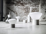 Thea Oak Glass Table Lamp, detail view 12