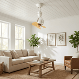 Liora Pine Copper Ceiling Fan, detail view 2